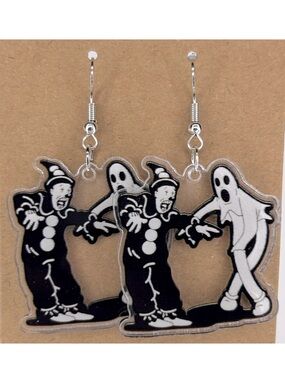 Dangle 2D Acrylic Earrings Fashion Jewelry